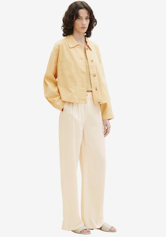 TOM TAILOR Loose fit Pants in Beige