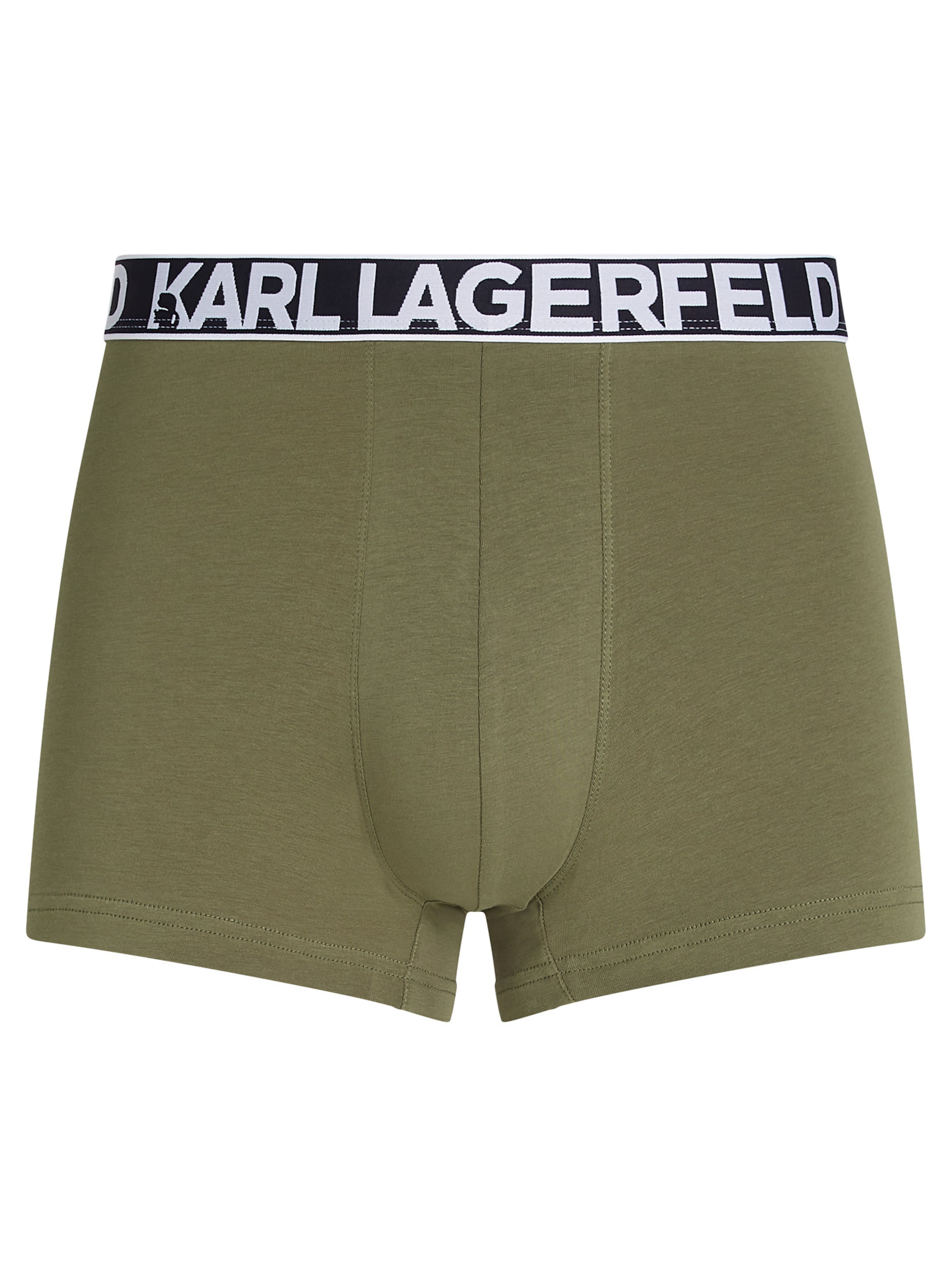 Boxer di Karl Lagerfeld in verde: frontale