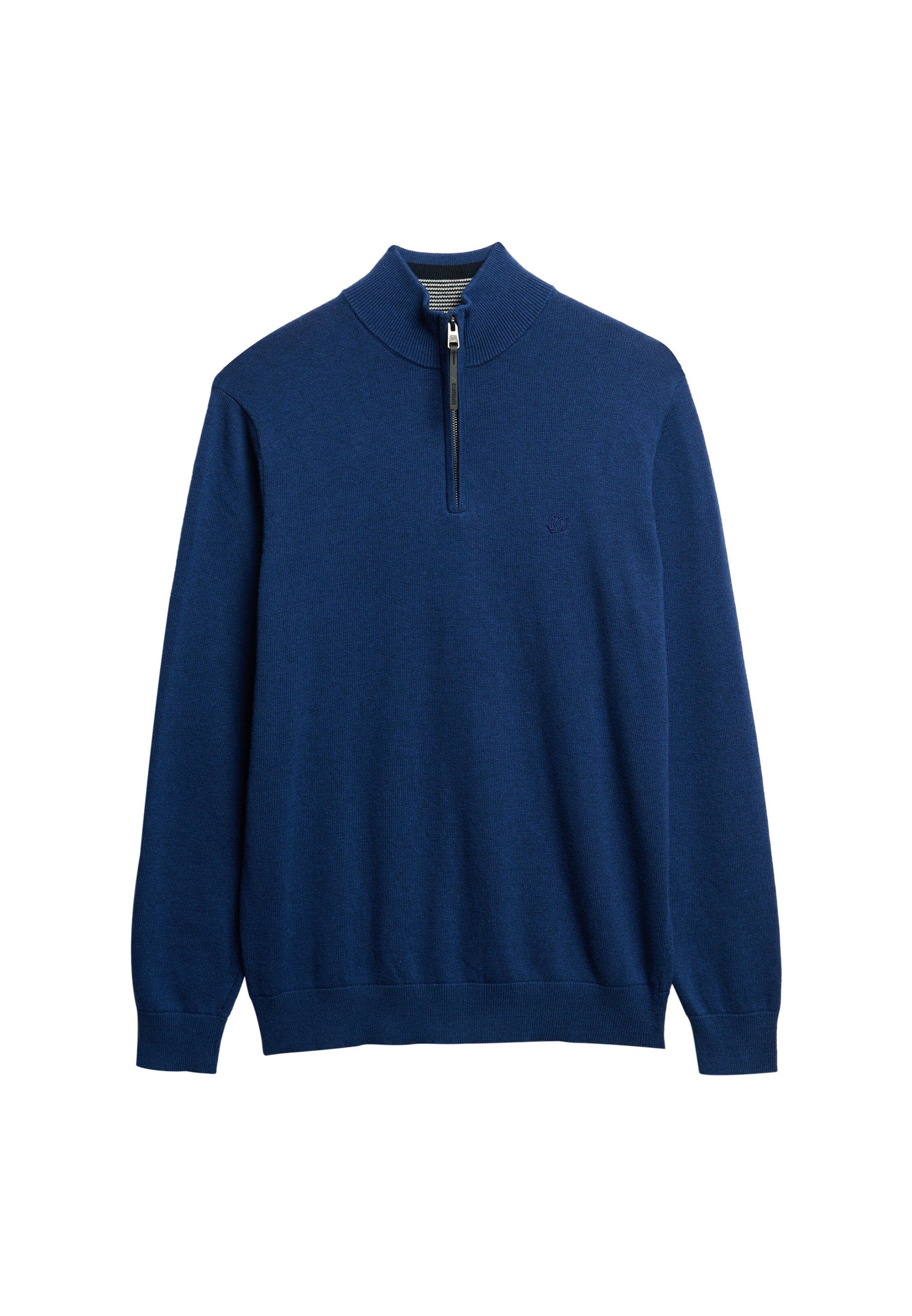 Superdry Trui 'Essentials' in Blauw: voorkant