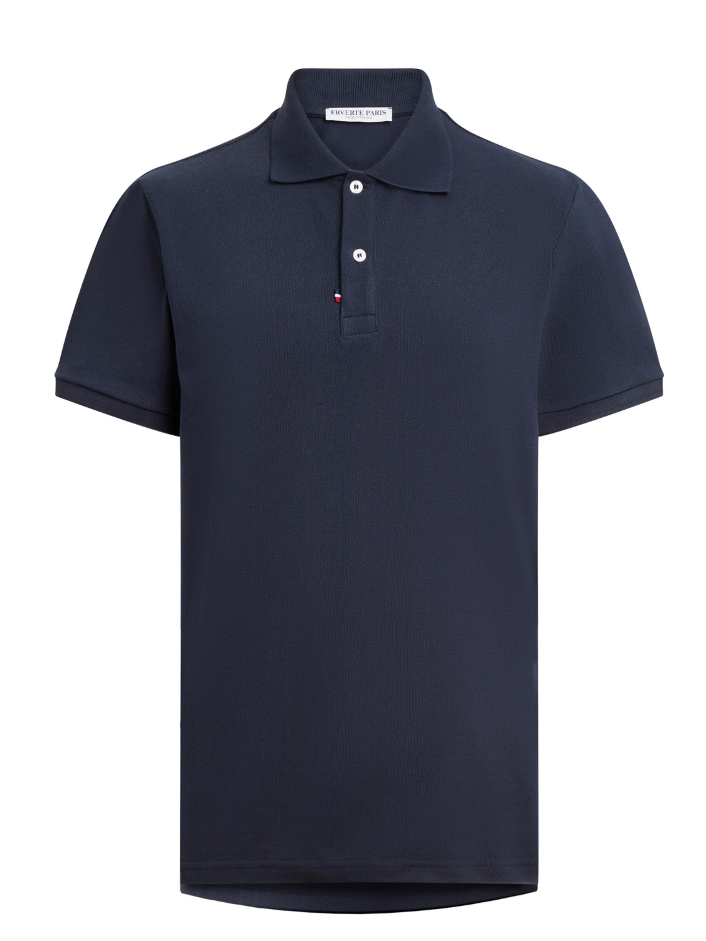 ERVERTE Paris Shirt 'Polo Made in France' in Blauw: voorkant