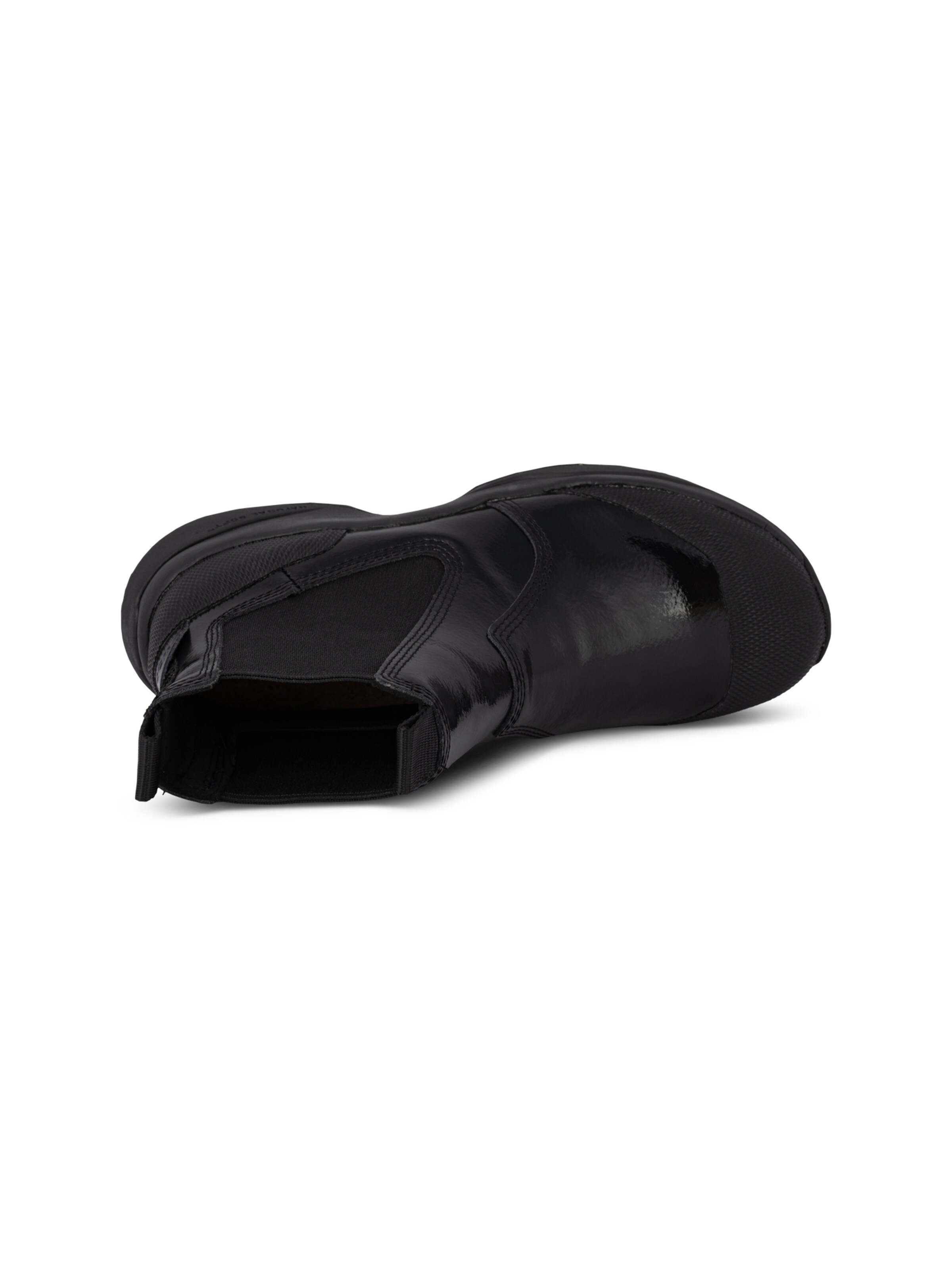 WODEN Chelsea Boots 'Hega Patent' i sort