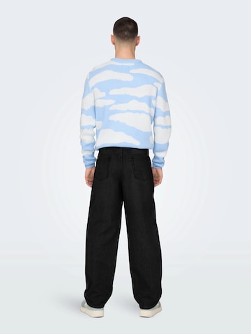 Only & Sons Loosefit Jeans 'ONSFADE' i sort