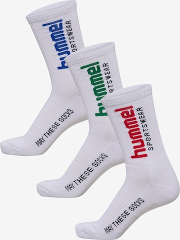 Hummel Sportsokken in Wit: voorkant