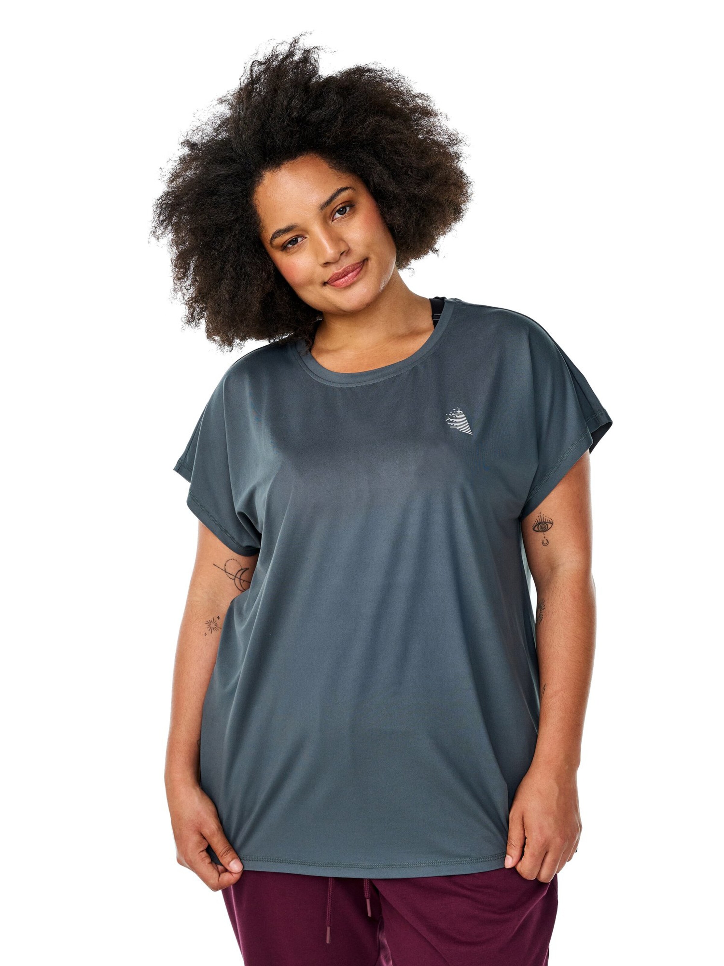 Zizzi Majica | zelena barva: sprednja stran