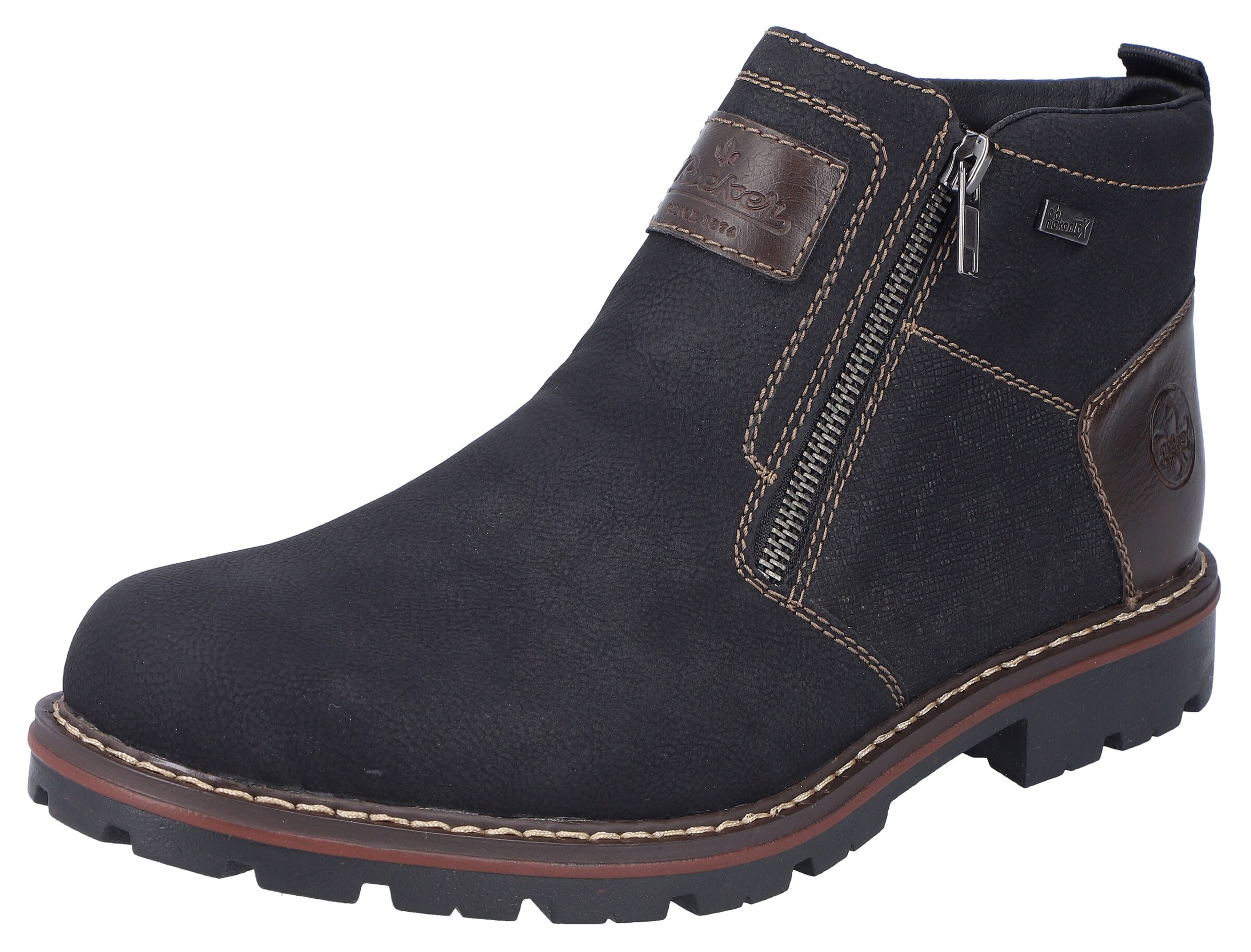 Rieker Boots in Zwart: voorkant