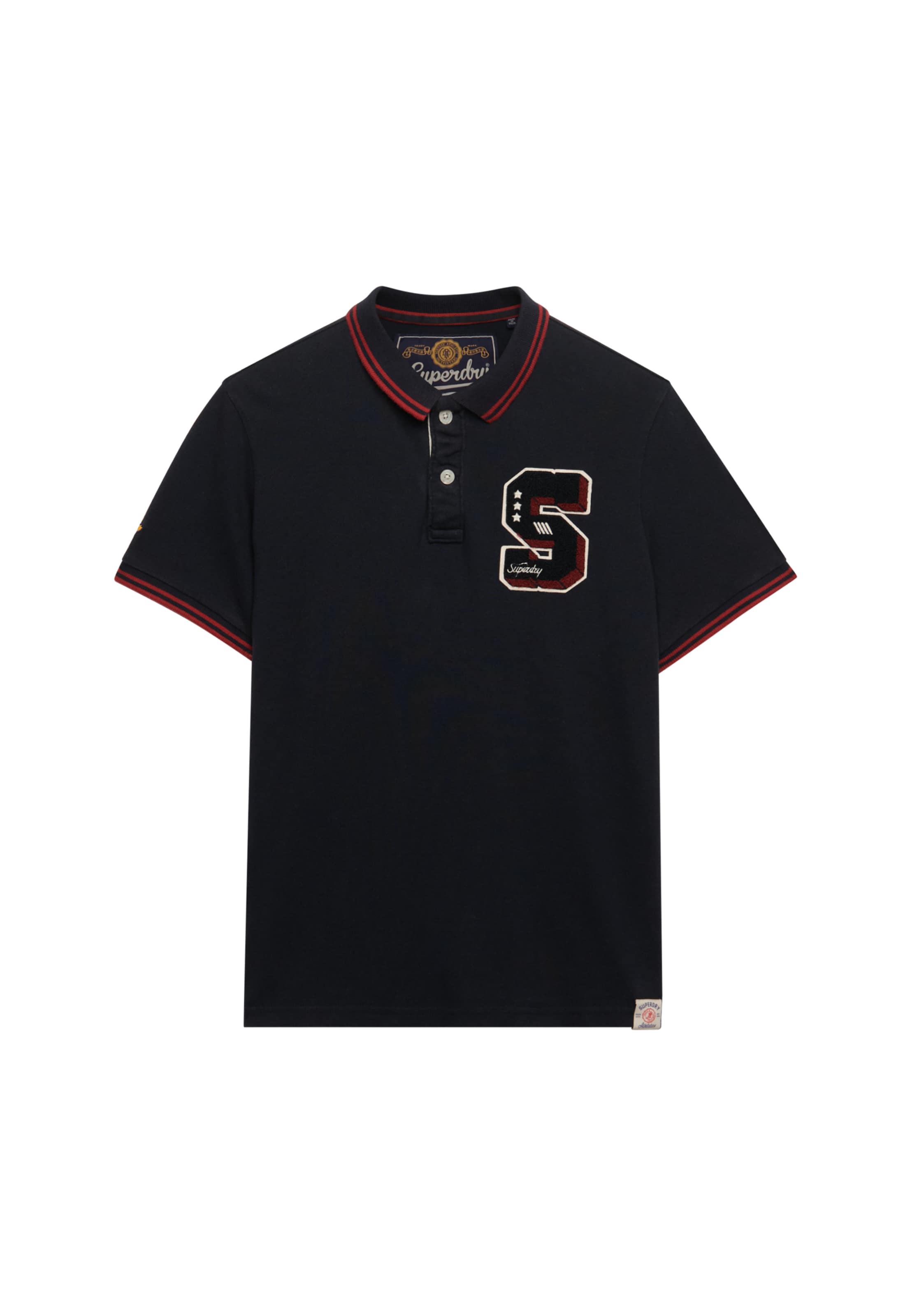 Superdry & Co Shirt in de kleur Marine / Oranje, Productweergave