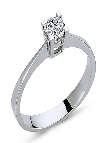EinStein Diamant Ring in Silver