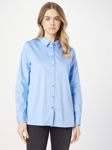 Camicia da donna 'Roxa' di OBJECT in blu: frontale