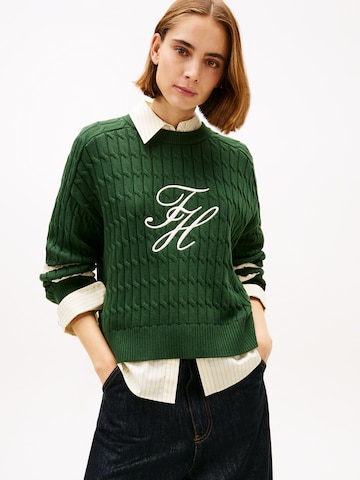 TOMMY HILFIGER Pullover i grøn: forside