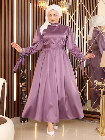 MODAMIHRAM Jurk in Lila: voorkant