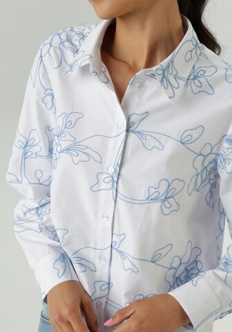 Aniston SELECTED Bluse in Weiß