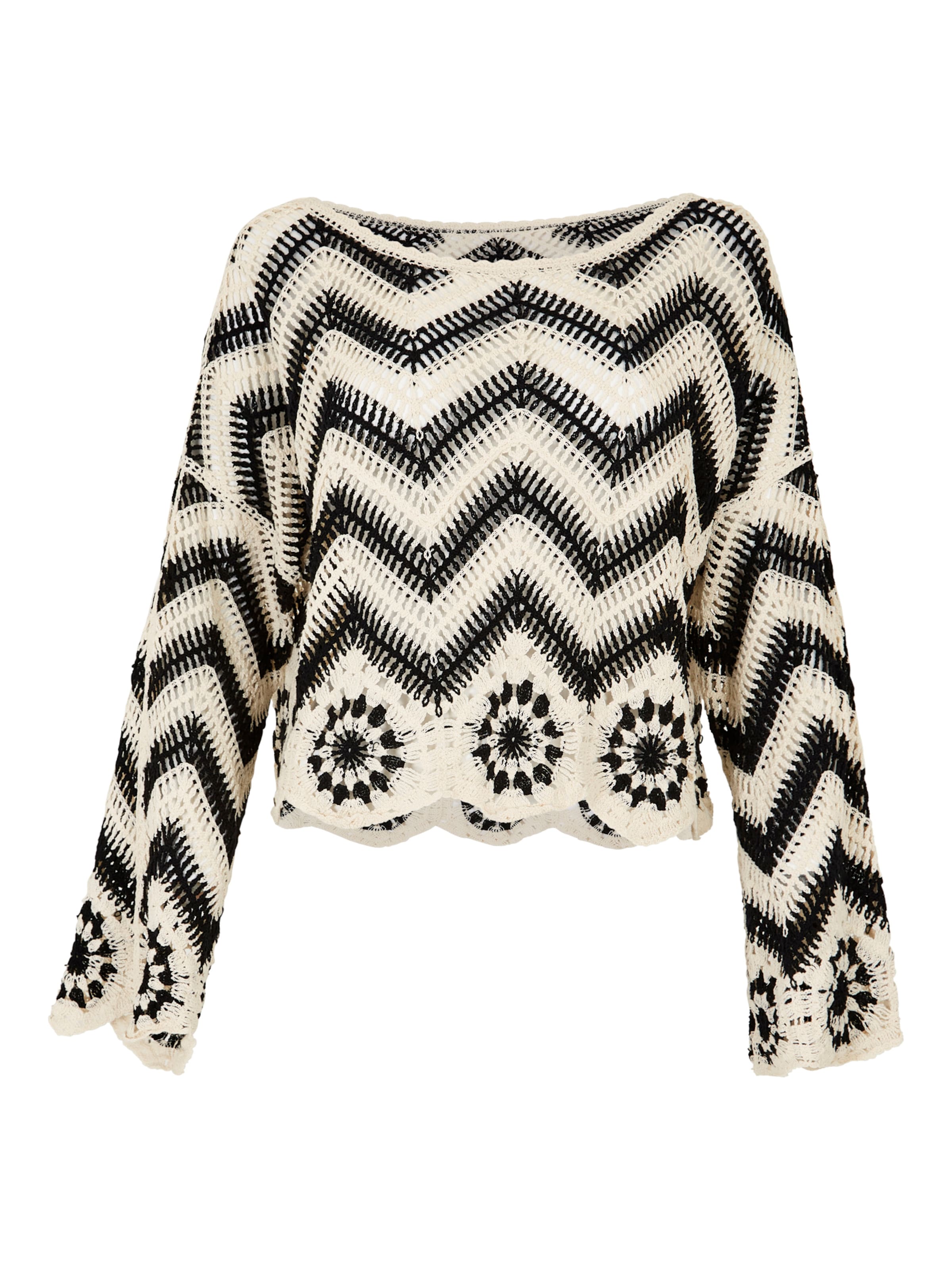 Apricot Pullover in Schwarz: Vorderseite