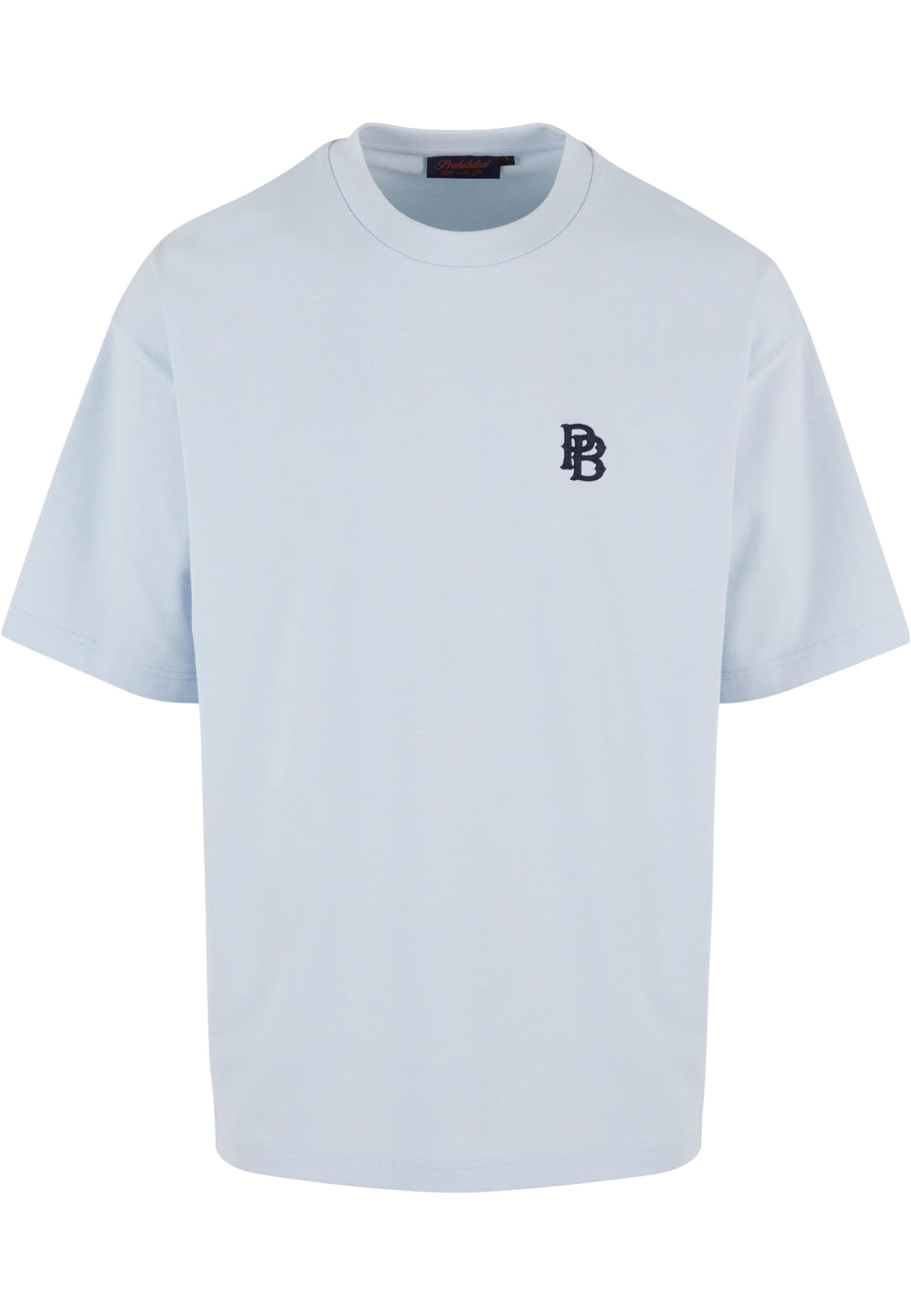 Prohibited Shirt in Blue: front