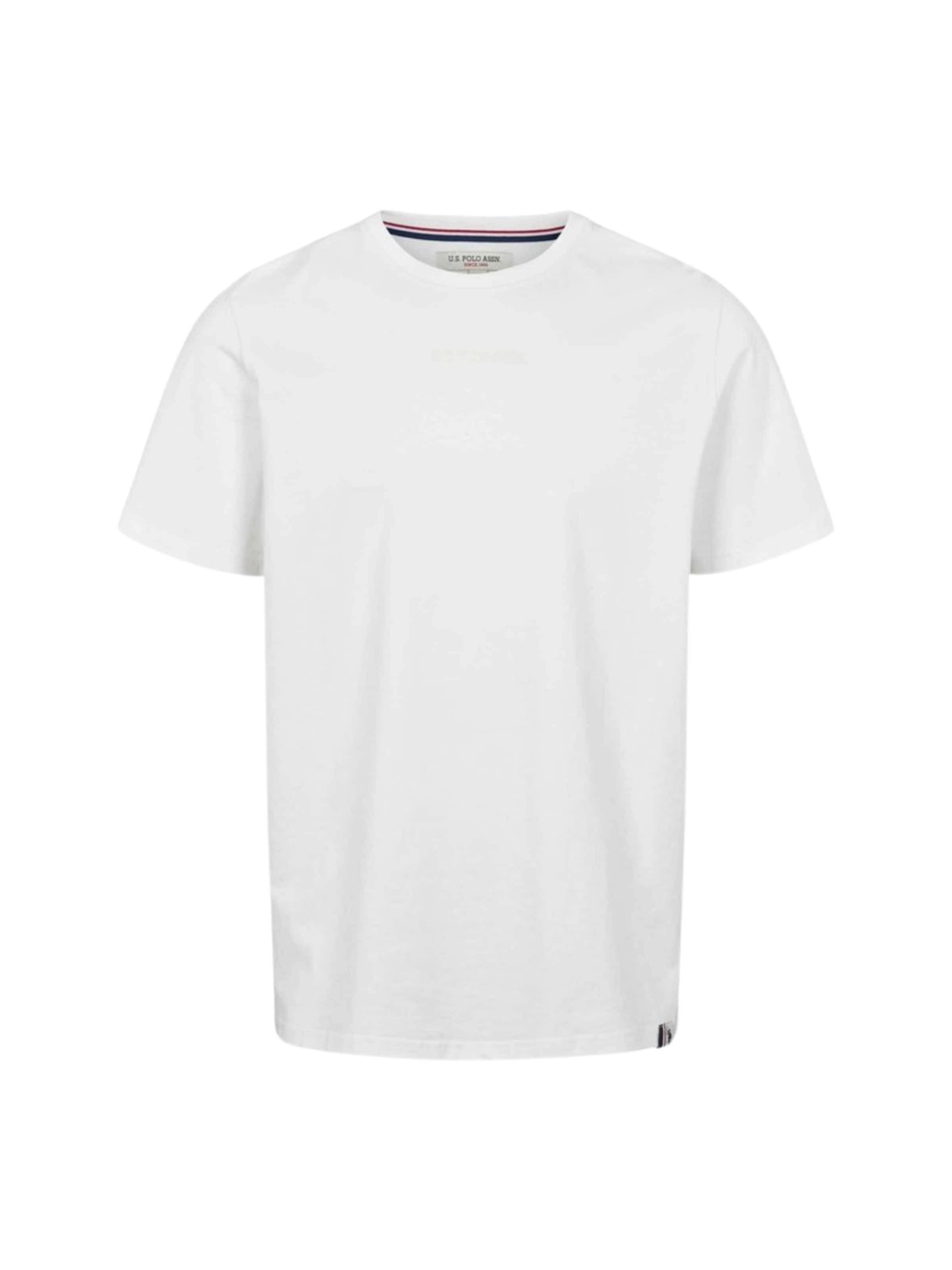 U.S. POLO ASSN. Button Up Shirt ' UMSaimon ' in White: front