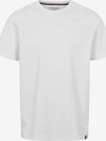 U.S. POLO ASSN. Button Up Shirt ' UMSaimon ' in White: front