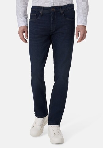 Stooker Men Slimfit Jeans in Blau: Vorderseite