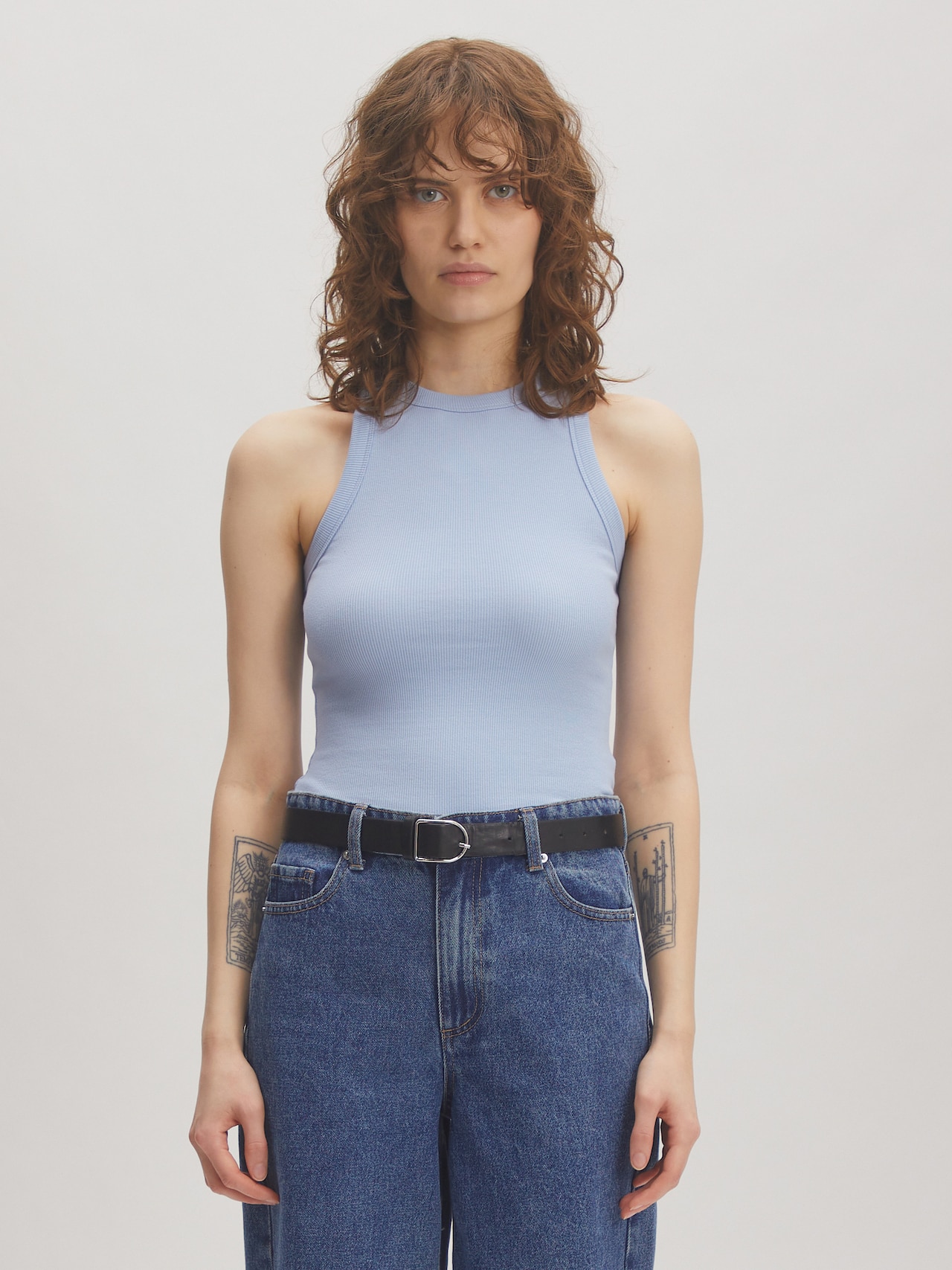 EDITED Top 'Orelia' azul