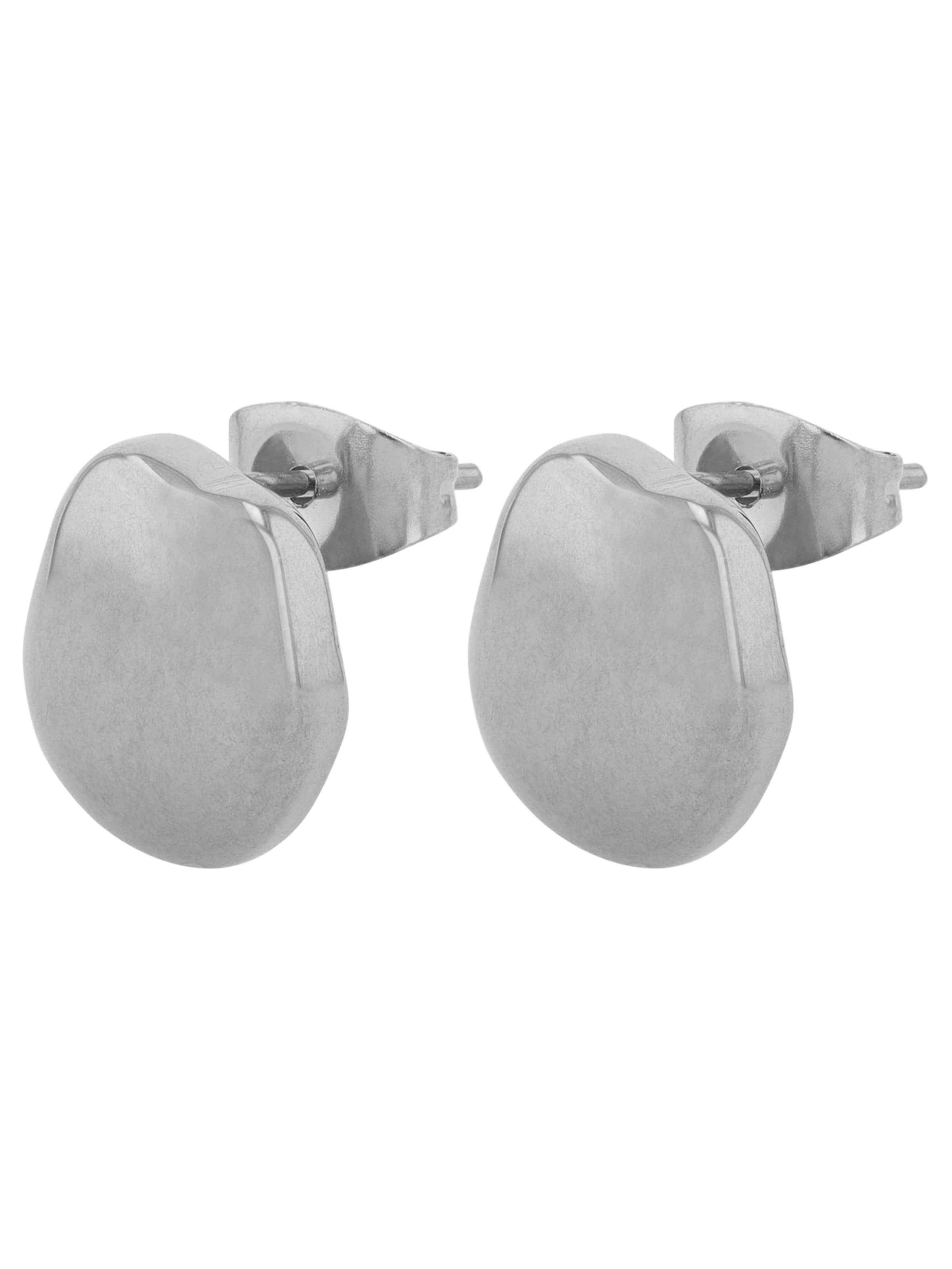 Akzent Earrings 'wasserfest' in Silver: front