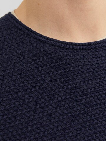 JACK & JONES Pullover 'Miguel' i blå