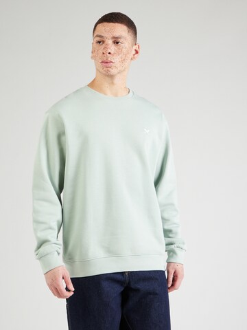 Regular fit Felpa 'Mini Flag 2' di Iriedaily in verde: frontale
