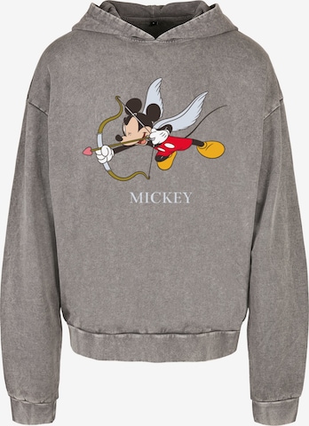 Sweat-shirt 'Mickey Mouse - Love Cherub' ABSOLUTE CULT en gris : devant