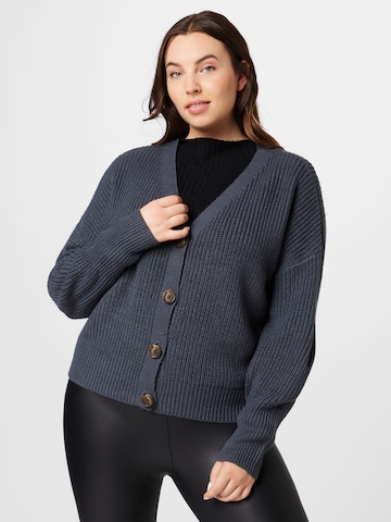 Cardigan 'LEA' Vero Moda Curve en bleu : devant