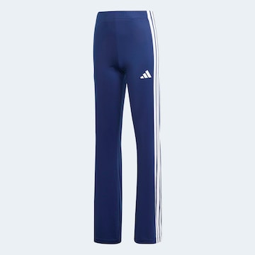 ADIDAS SPORTSWEAR Flared Workout Pants 'Essentials' in Blue