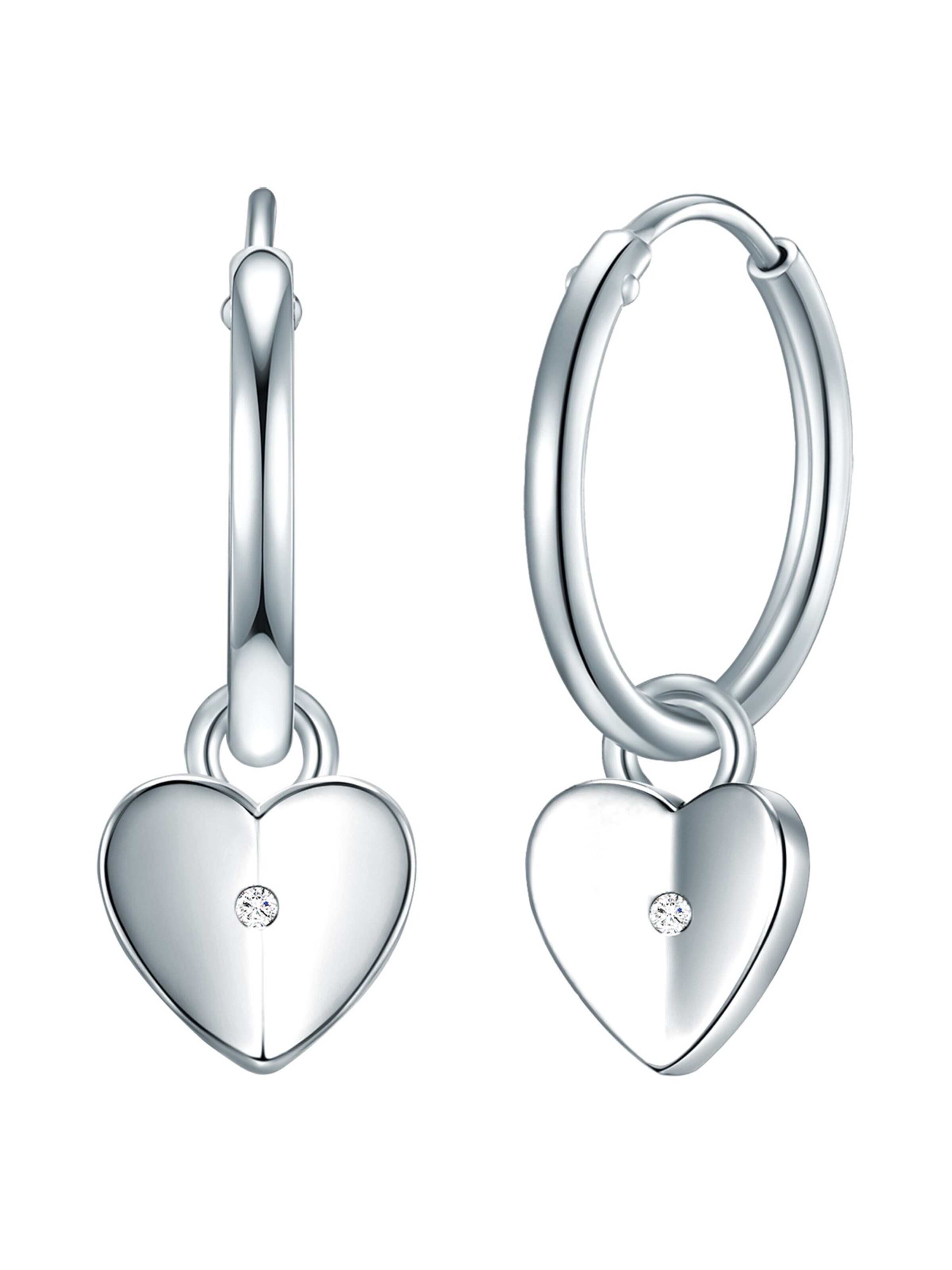 Lulu & Jane Earrings in Silver: front