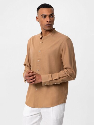 Coupe regular Chemise Antioch en marron