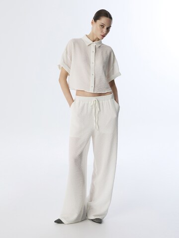 Twist Blouse in White