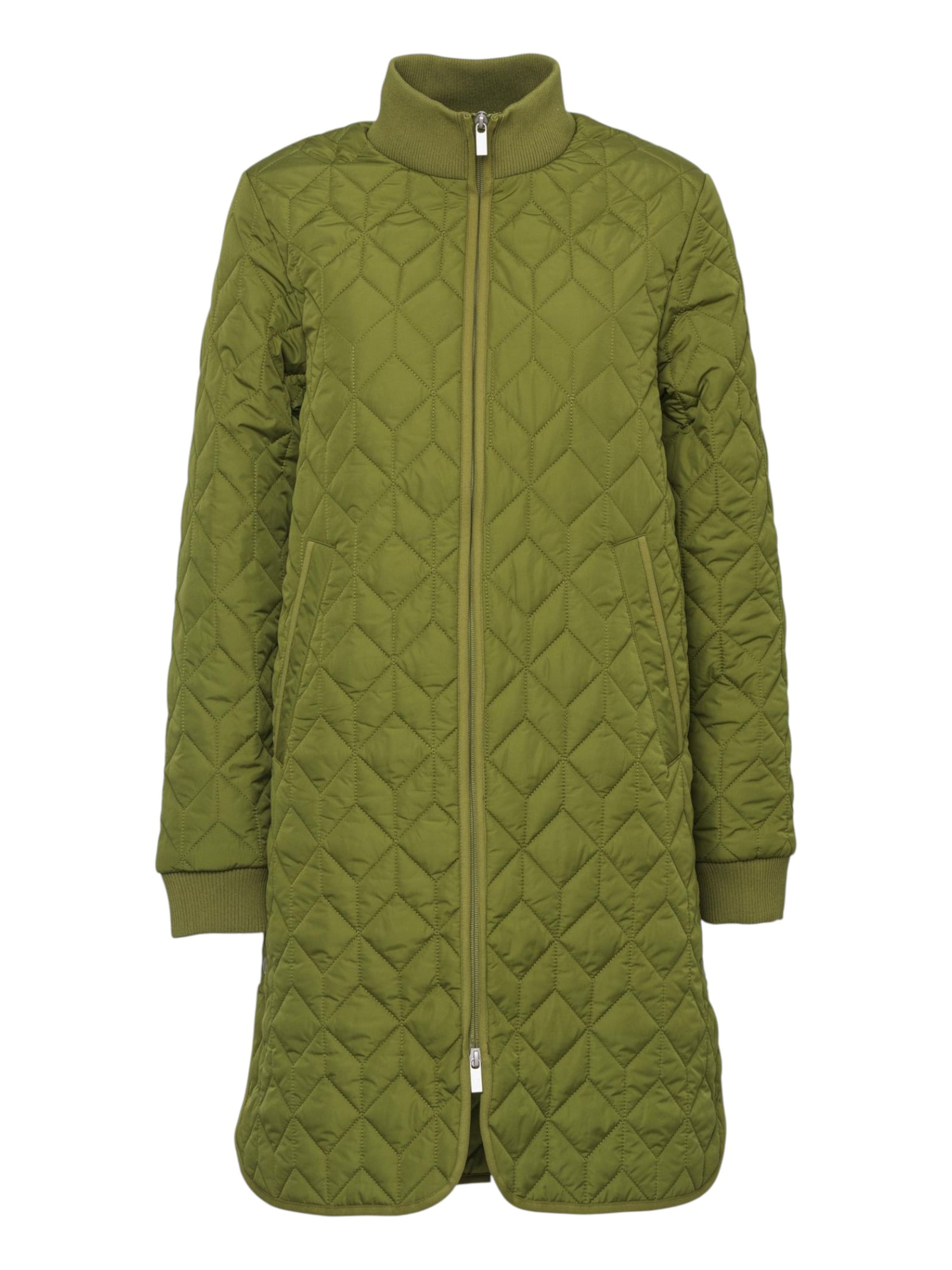 Veste mi-saison ILSE JACOBSEN en vert : devant