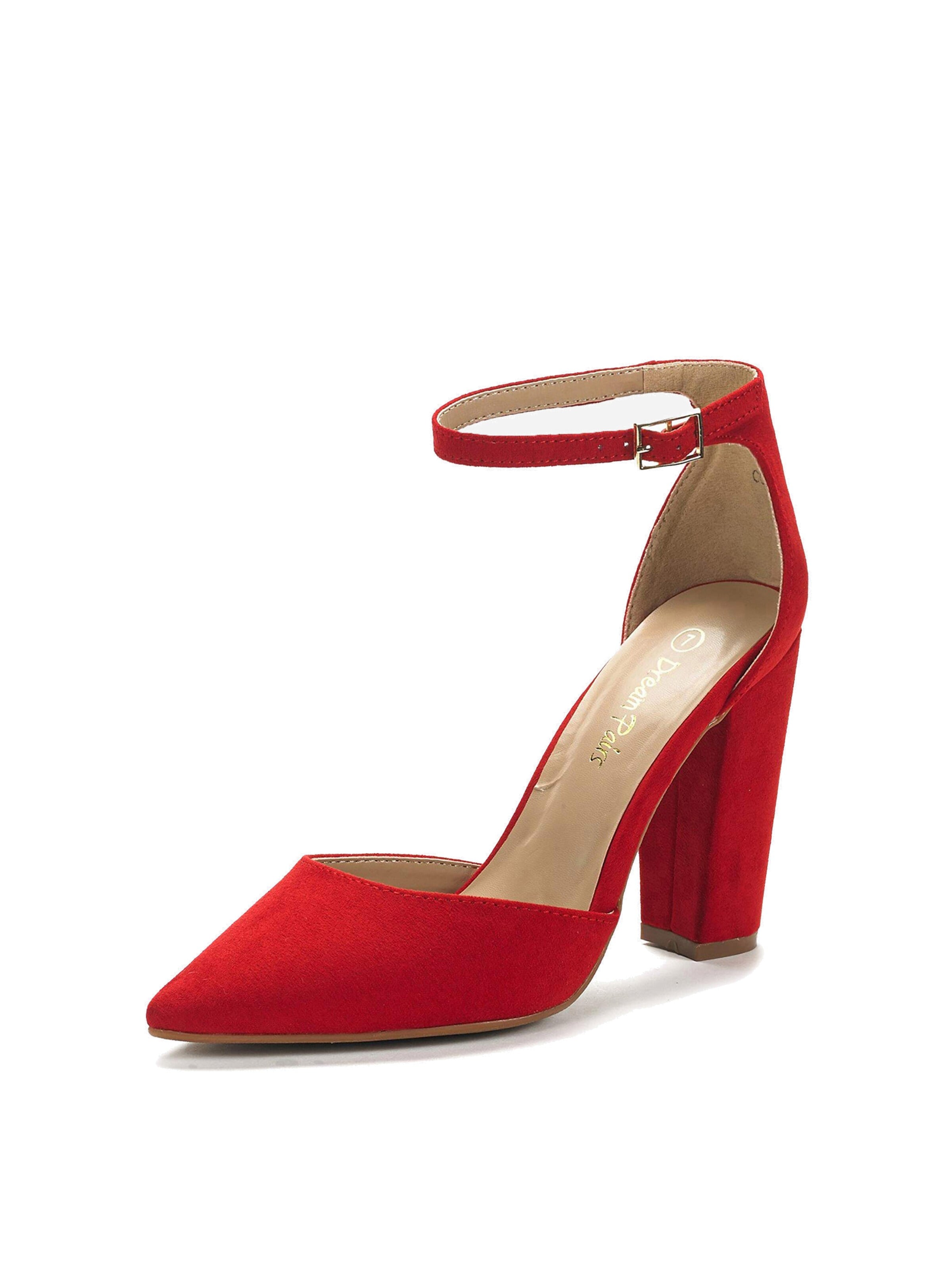Décolleté di Dream Pairs in rosso: frontale