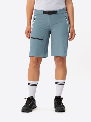 VAUDE Regular Outdoor trousers 'Badile' in Blue: front