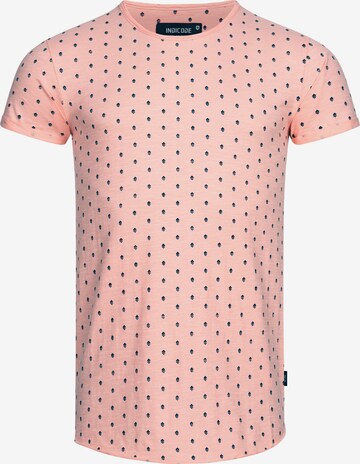 INDICODE JEANS Shirt ' Harper ' in Roze: voorkant
