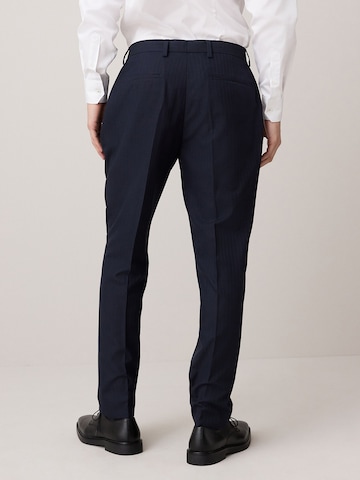 Next Slimfit Pantalon in Blauw
