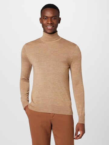 Tiger of Sweden Sweater 'NEVILE' in Brown: front