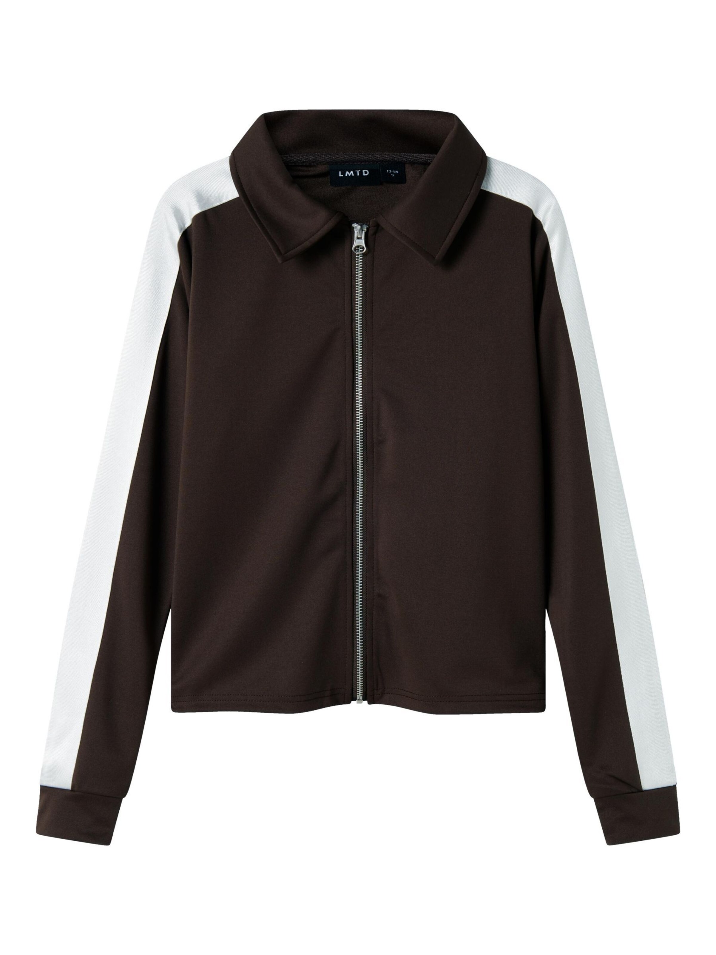 Veste de survêtement LMTD en marron : devant