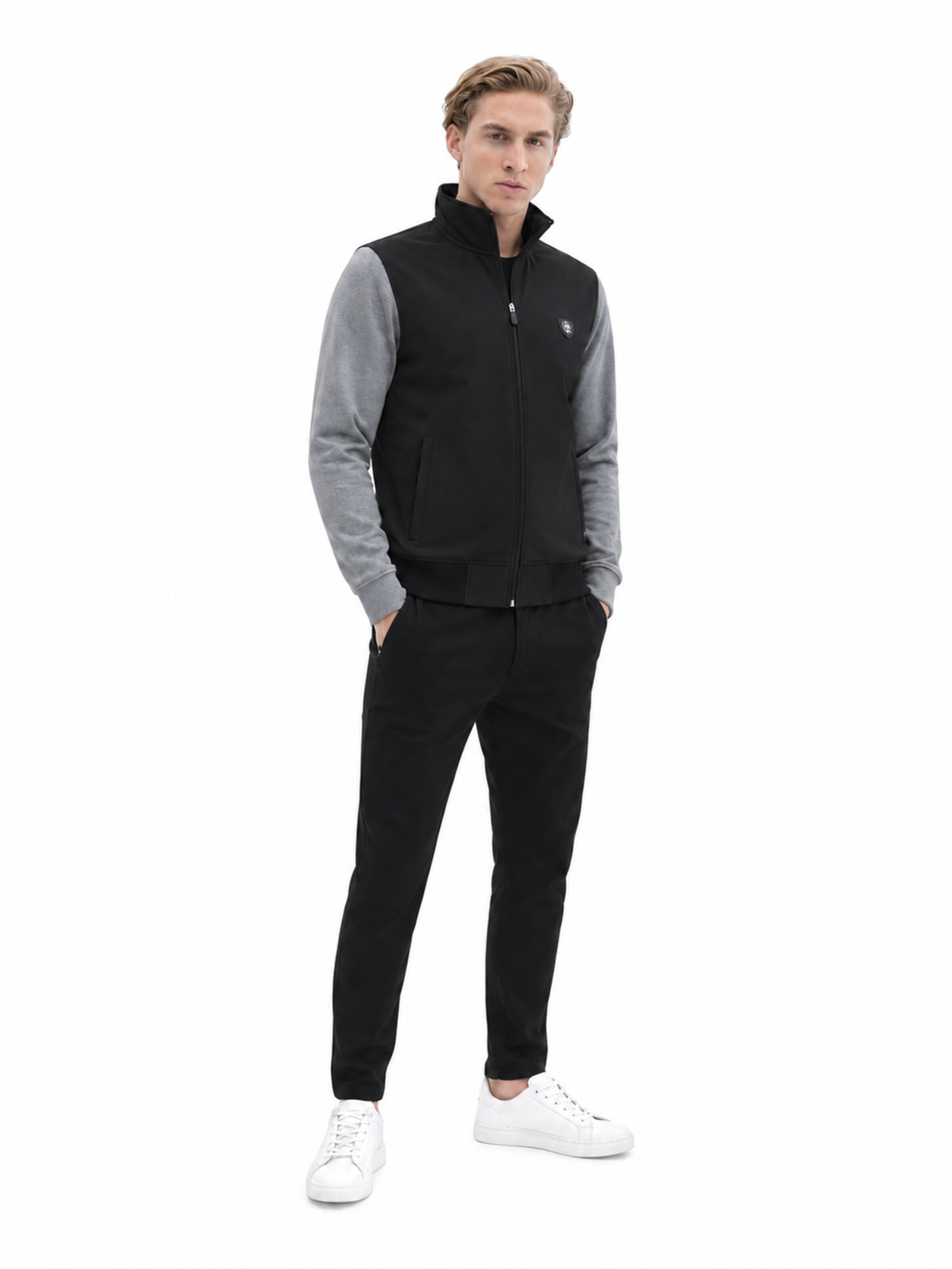 SCR. Sports jacket 'ORNAMO' in Black