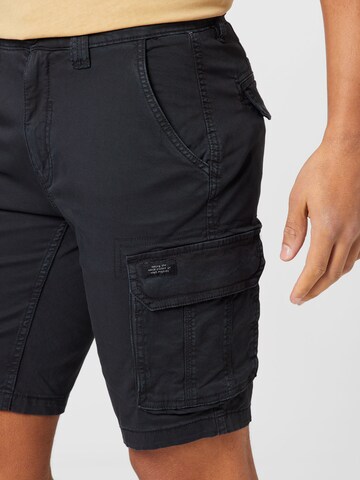 BLEND Regular Cargo Pants in Black