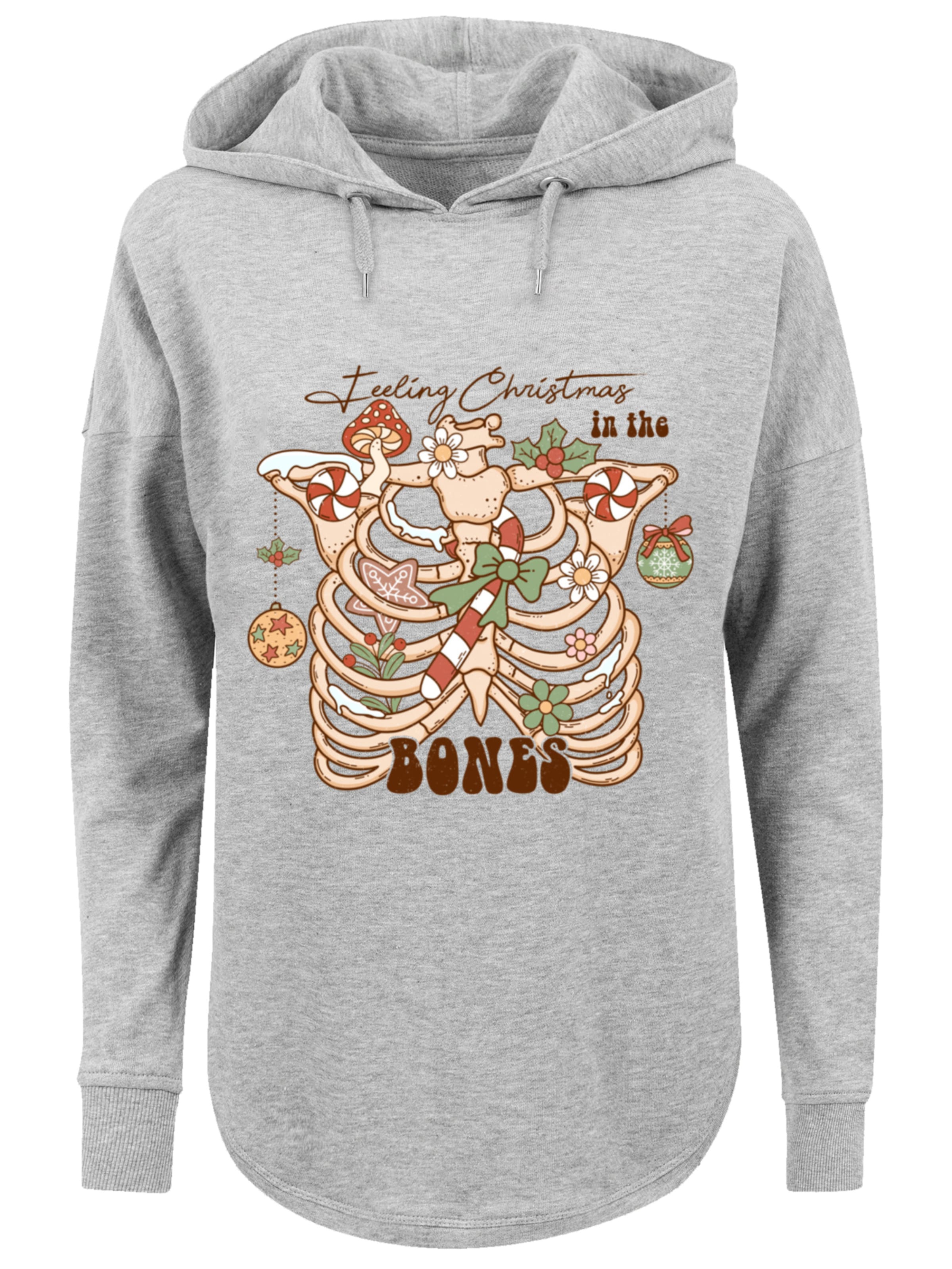 Sweat-shirt F4NT4STIC en gris : devant