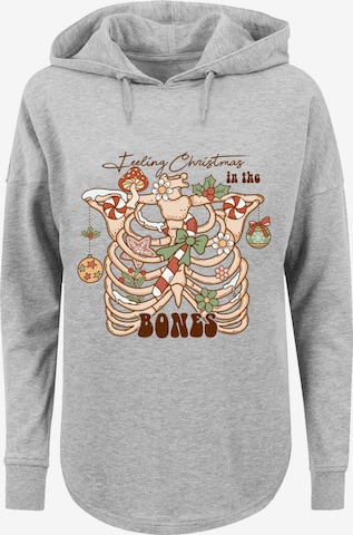 Sweat-shirt F4NT4STIC en gris : devant