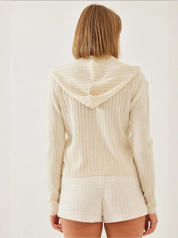 Bianco Lucci - Casaco de malha em bege