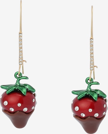 Boucles d'oreilles 'Love Spell' Betsey Johnson en rouge : devant