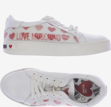 Love Moschino Sneakers & Trainers in 38 in White: front