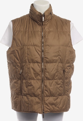 MONCLER Weste (Outdoor) XL in Braun: Vorderseite
