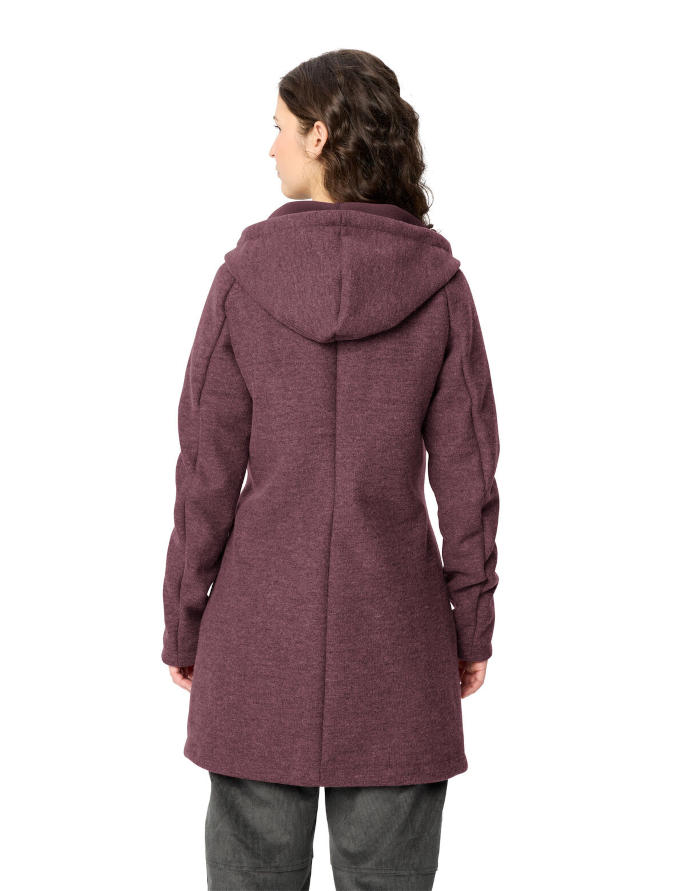 VAUDE Functionele fleece jas 'Tinshan III' in Rood