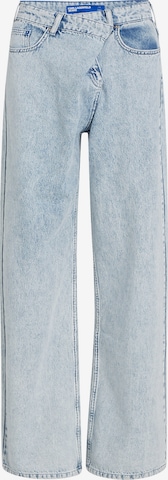 Wide leg Jeans de la KARL LAGERFELD JEANS pe albastru: față