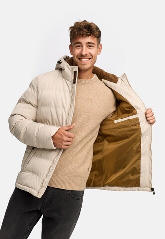 INDICODE JEANS Winter jacket ' Nemos ' in Beige