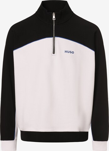 HUGO Sweatshirt 'Nasemiro' in Wit: voorkant