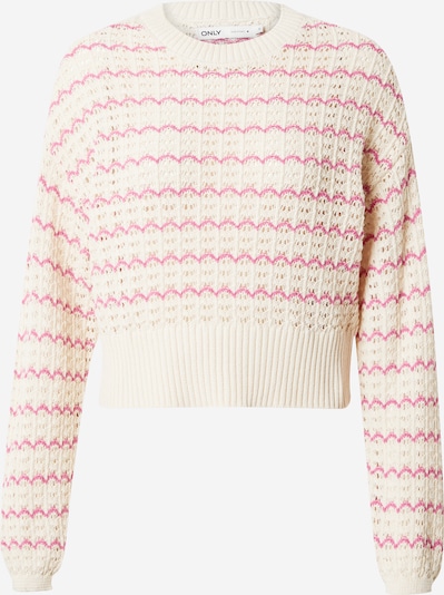 Megztinis 'ASA' iš ONLY, spalva – smėlio spalva / šviesiai rožinė, Prekių apžvalga